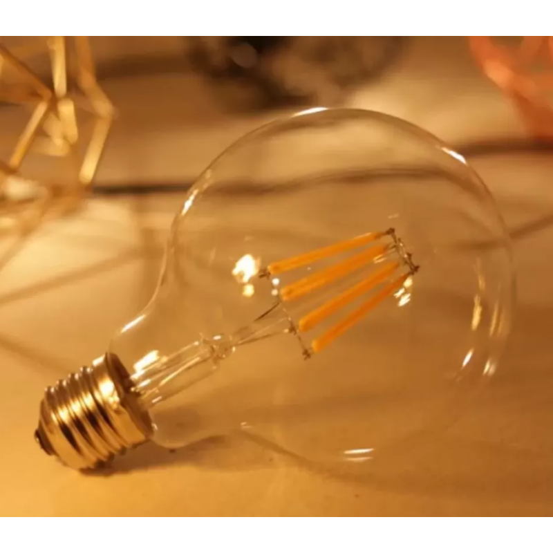 Bec LED G95, E27, 6W, 2700K