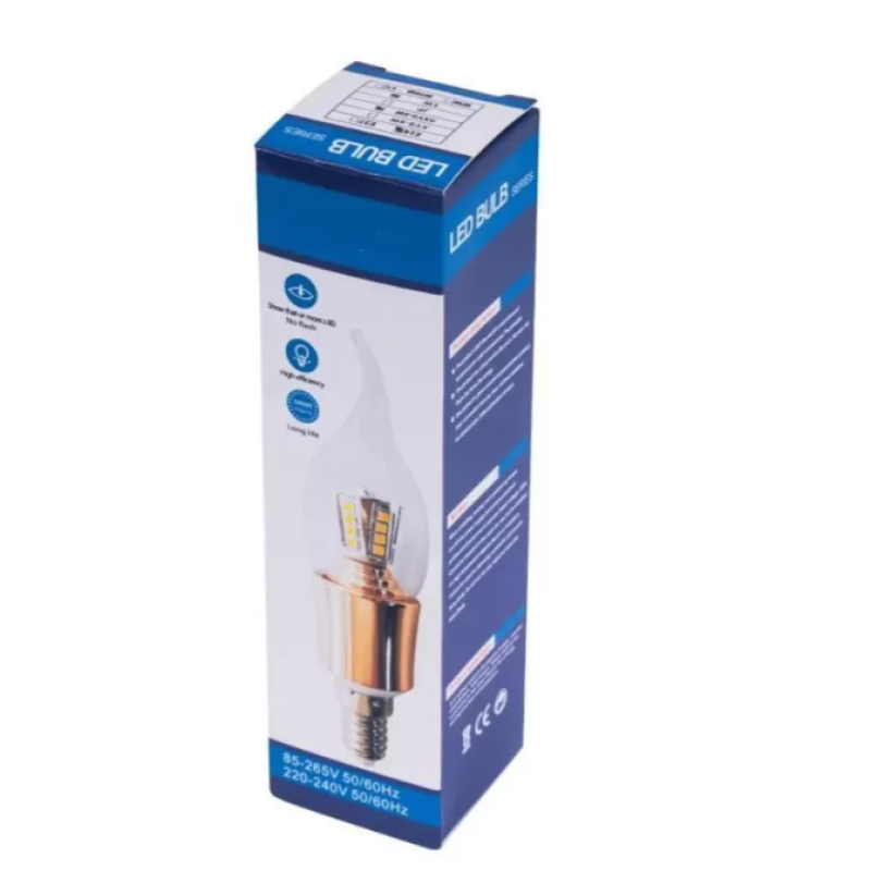 Bec Led Lumanare, E14, 8W, 3000K