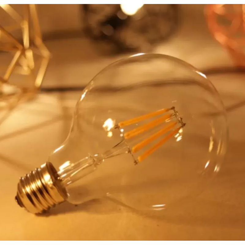 Bec LED G95, E27, 6W, 2700K