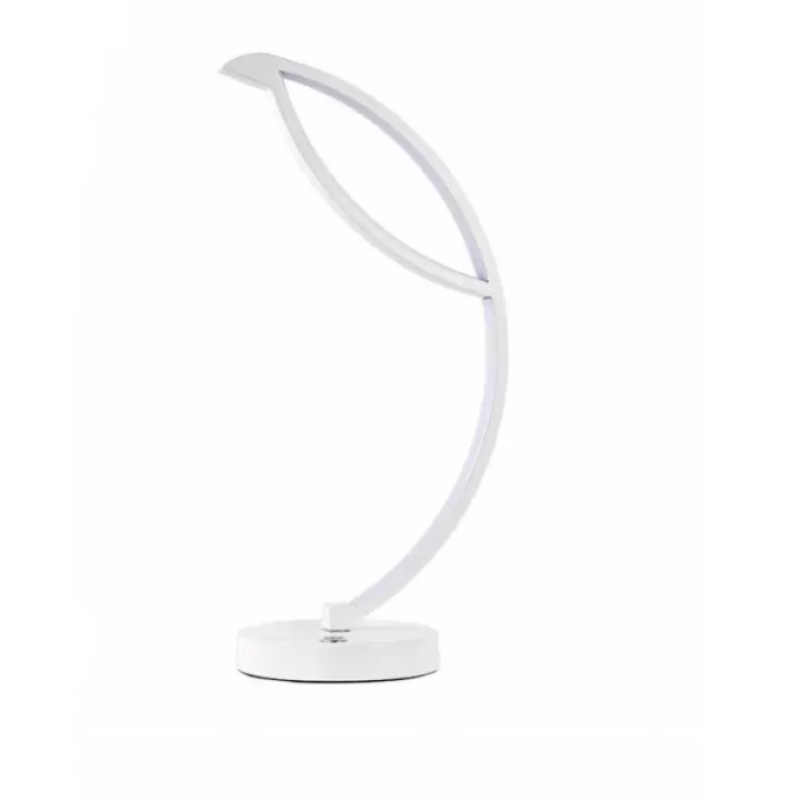 Veioza LED Bundis, 28W, Lumina Rece/Calda/Neutra, Metal si Acril, Alb
