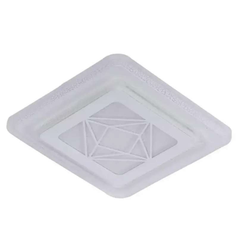 Lustra LED Amber, 30W, Alb, Acril, 4000K