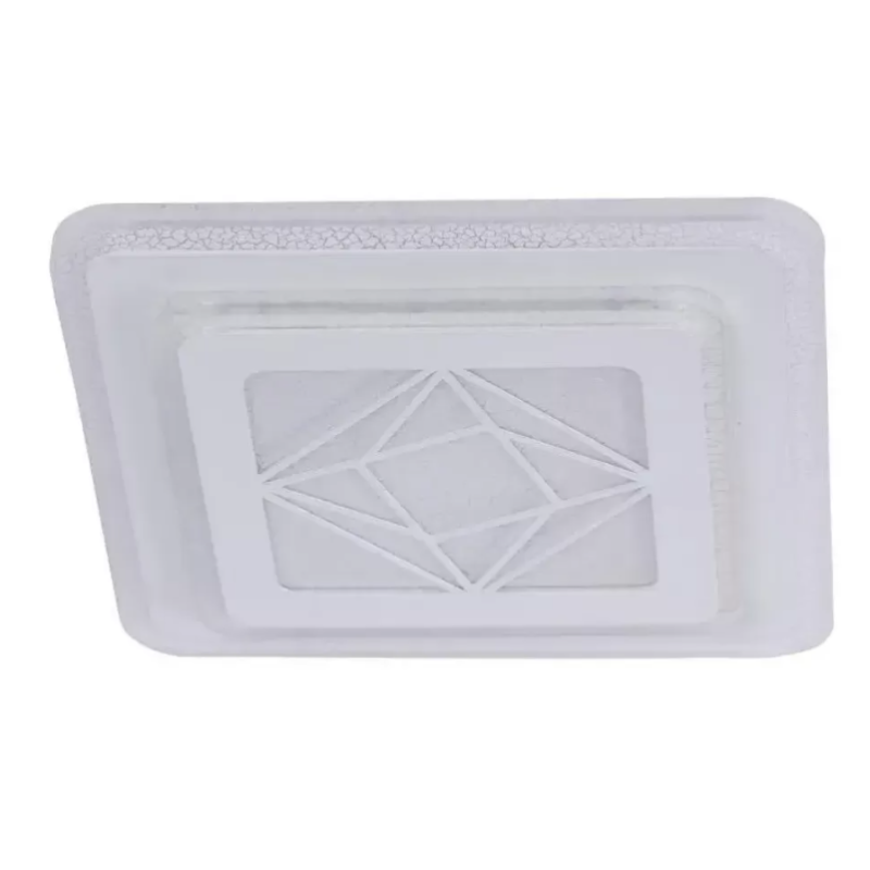 Lustra LED Amber, 30W, Alb, Acril, 4000K