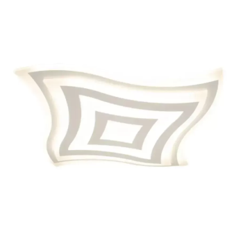 Lustra LED cu Telecomanda Antonia, 109W, Alb, Acril, Dimabila