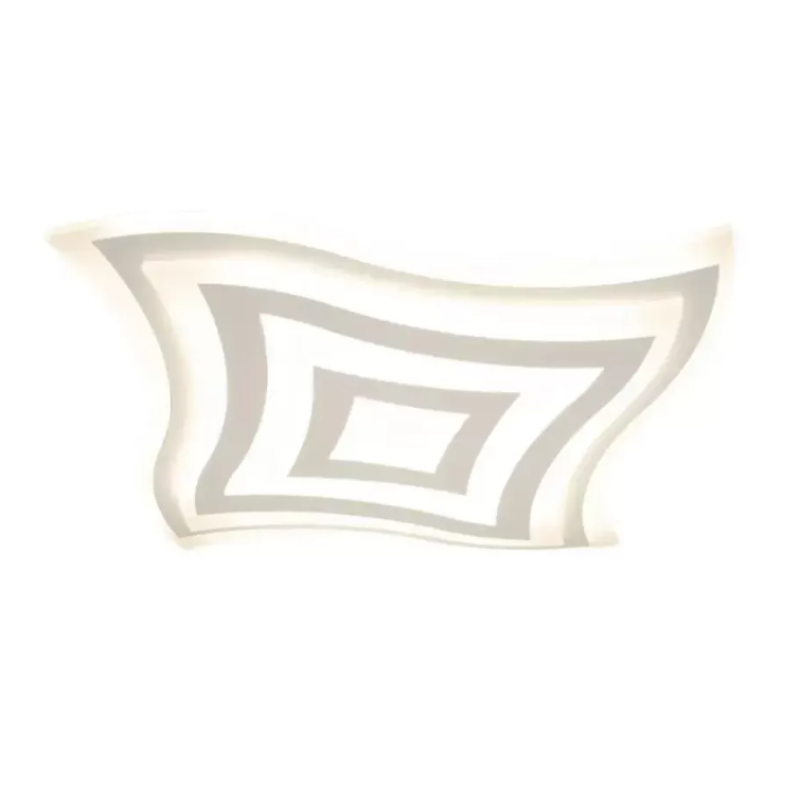 Lustra LED cu Telecomanda Antonia, 109W, Alb, Acril, Dimabila