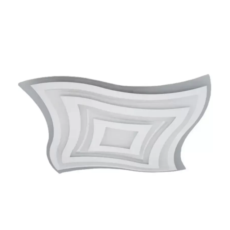 Lustra LED cu Telecomanda Antonia, 109W, Alb, Acril, Dimabila