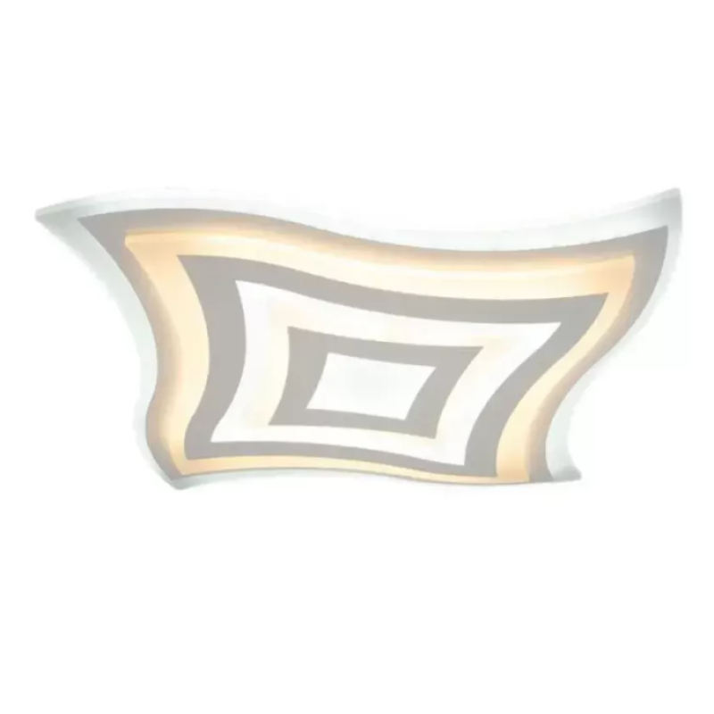 Lustra LED cu Telecomanda Antonia, 109W, Alb, Acril, Dimabila