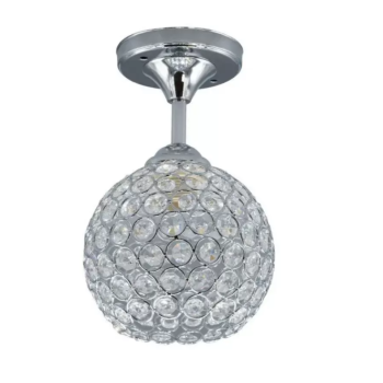 Lustra Atena, 1*E27, Crom, Metal si Cristal