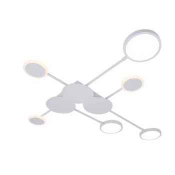 Lustra LED Beniamin, 72W, Alb, Acril, 3000/4000/6000K