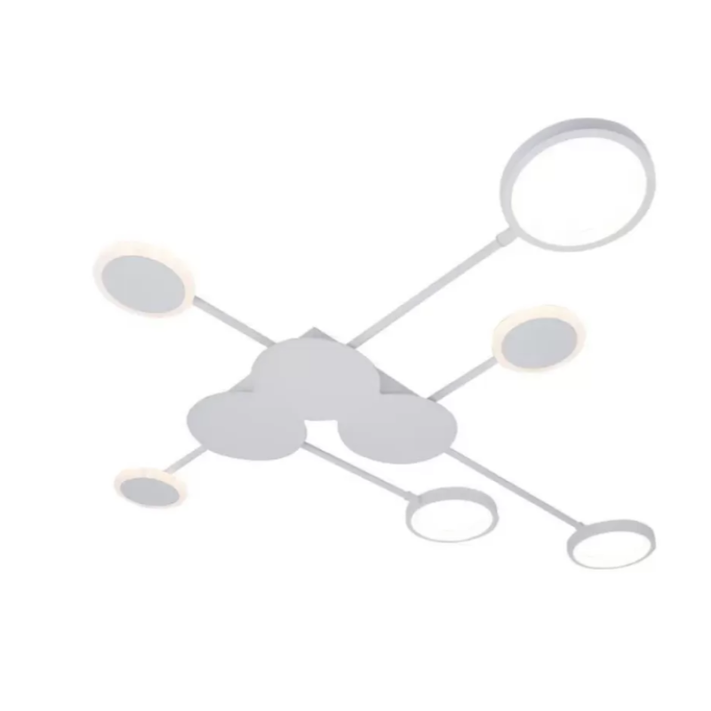 Lustra LED Beniamin, 72W, Alb, Acril, 3000/4000/6000K