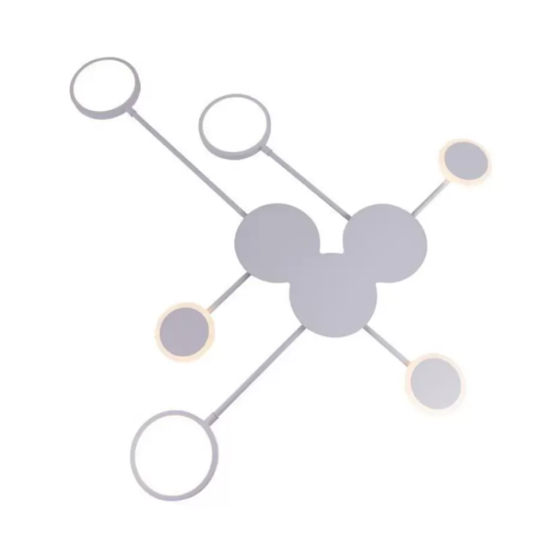 Lustra LED Beniamin, 72W, Alb, Acril, 3000/4000/6000K