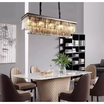 Candelabru Cristal Dakota 14x E14 Negru