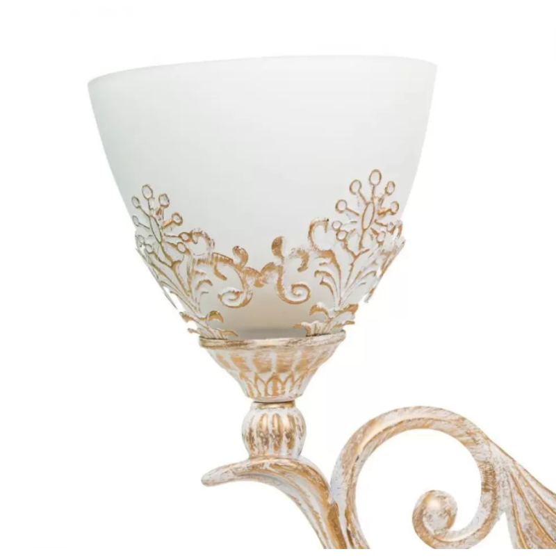 Lustra Helena 3x E27 Alb Auriu