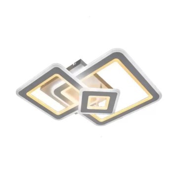 Lustra LED cu Telecomanda Hortensia 190W Dimabila Alb