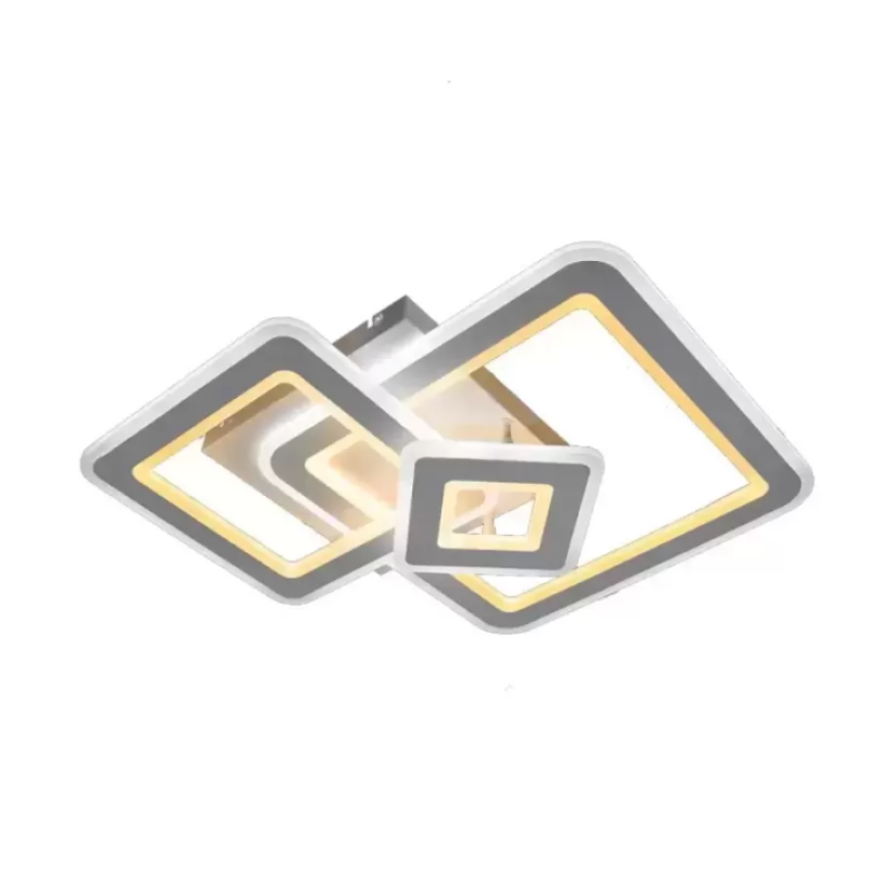 Lustra LED cu Telecomanda Hortensia 190W Dimabila Alb