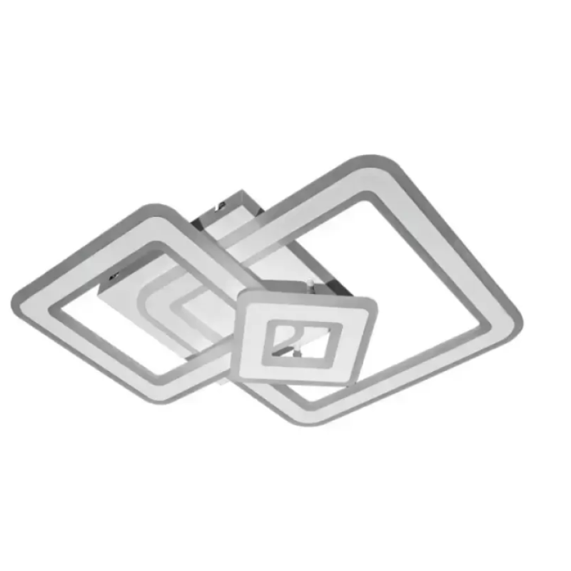 Lustra LED cu Telecomanda Hortensia 190W Dimabila Alb