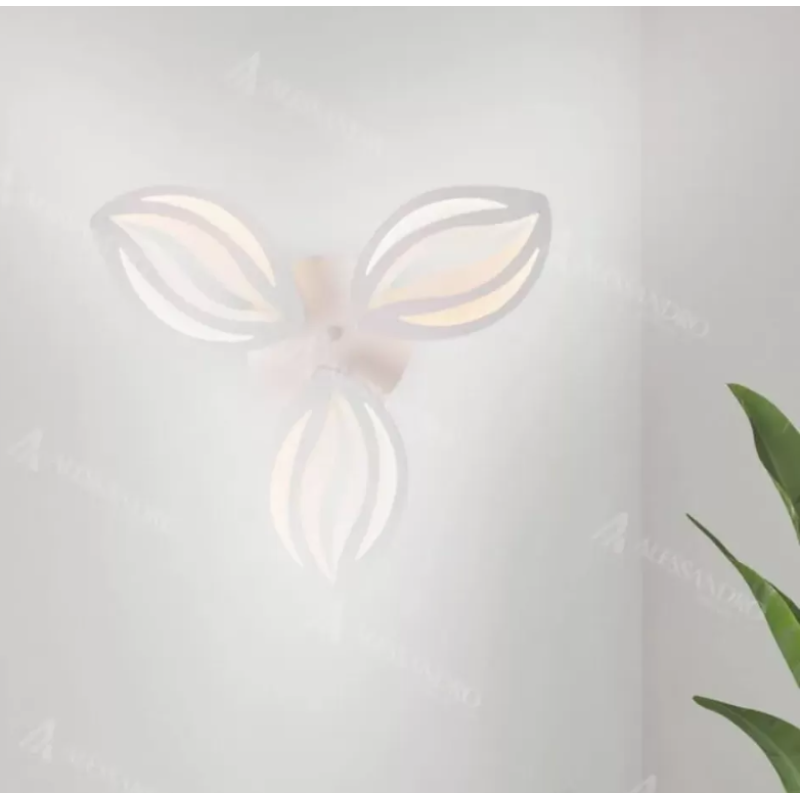 Lustra LED cu Telecomanda Kaleia 48W Dimabila Alb