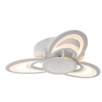 Lustra LED 3D cu Telecomanda Koa 120W Dimabila Alb