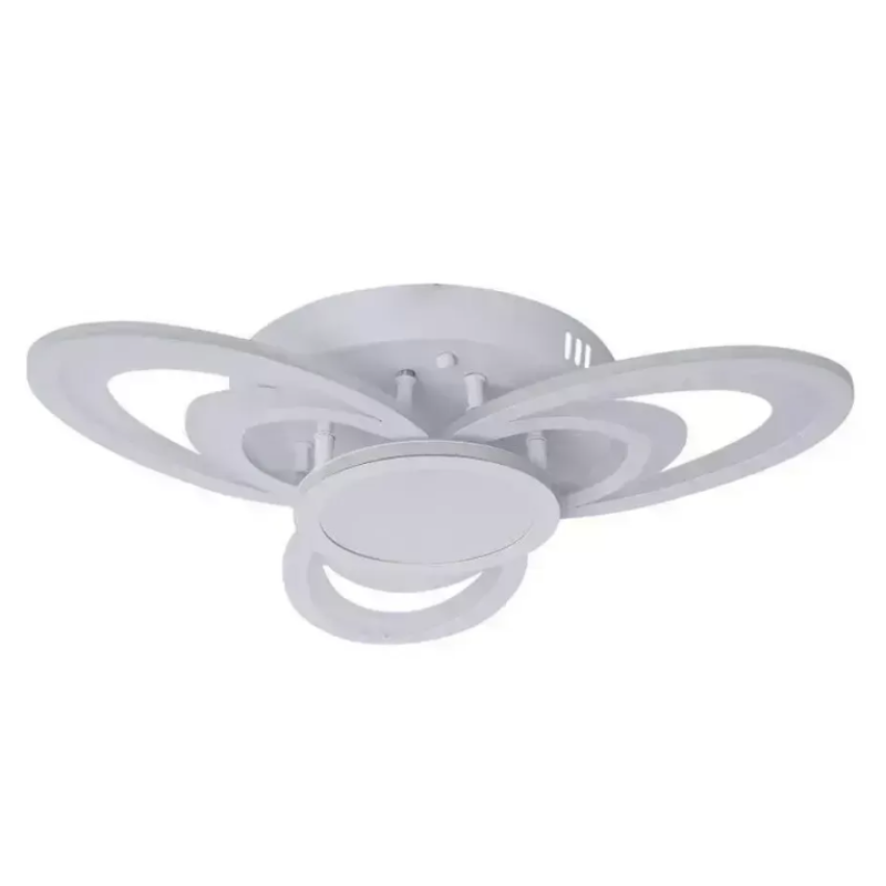 Lustra LED 3D cu Telecomanda Koa 120W Dimabila Alb