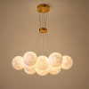 Lustra MODERNA LOFT Bagliore, Glob, 9xE27, Inaltime Reglabila, Auriu