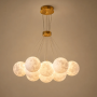 Lustra MODERNA LOFT Bagliore, Glob, 9xE27, Inaltime Reglabila, Auriu