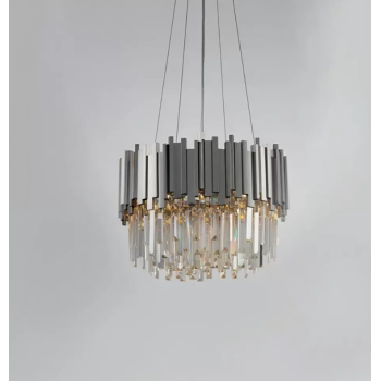 Candelabru Mantaneer 10x E27 Diametru 60cm Argintiu