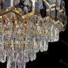Candelabru Cristal Mehdi 8x E27 Auriu Negru