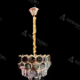 Candelabru Cristal Milan 3x E27 Auriu Negru