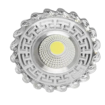 Spot LED Incastrabil, 6W, RGB, Rasina, Crom