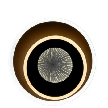 Lustra LED 3D Riley 30W Efect 3D Lumina Rece/Calda/Neutra Maro