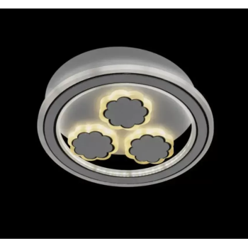 Lustra LED Rylee, 25W, 3000/4000/6000K, Alb, Acril