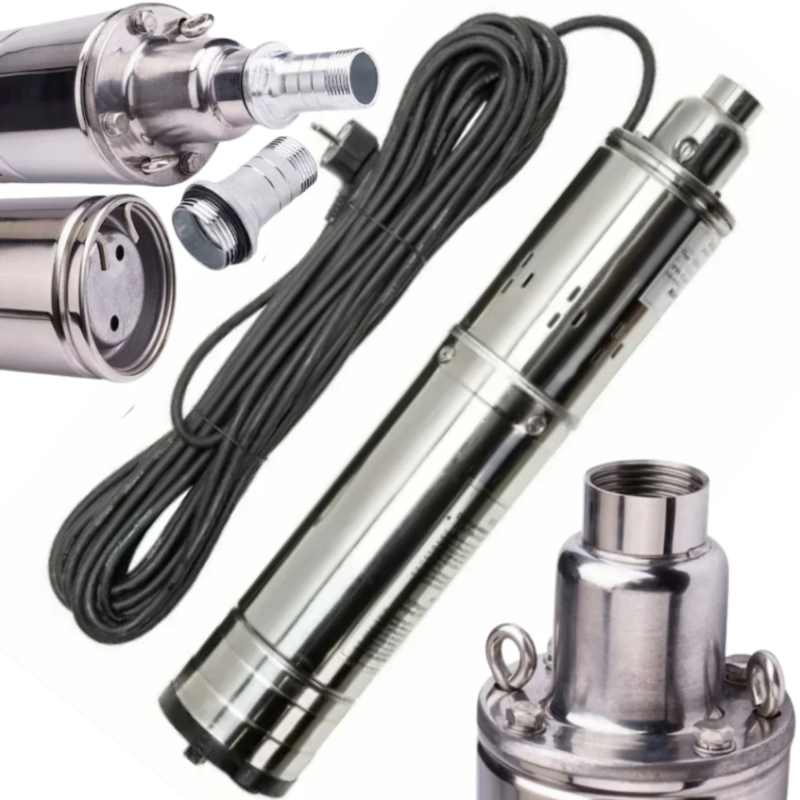 Pompa Apa Submersibila 1500W, CABLU 20M, 3000l/h, QGD Tip Tun cu Turbine, *RACIRE CU ULEI* Fara Plutitor Campion CMP1327