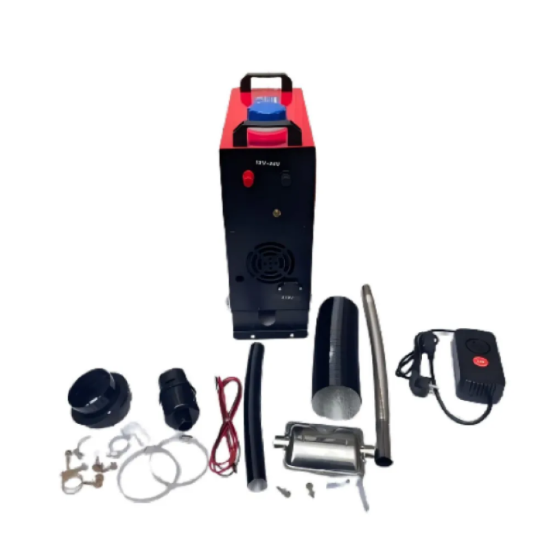 Aeroterma pe motorina 8kW, rezervor 5L, sirocou 220V/12V/24V, cu evacuare, telecomanda, afisaj digital, Campion CMP1455