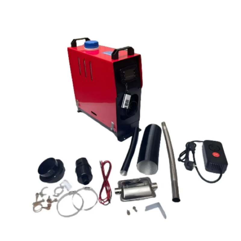Aeroterma pe motorina 8kW, rezervor 5L, sirocou 220V/12V/24V, cu evacuare, telecomanda, afisaj digital, Campion CMP1455