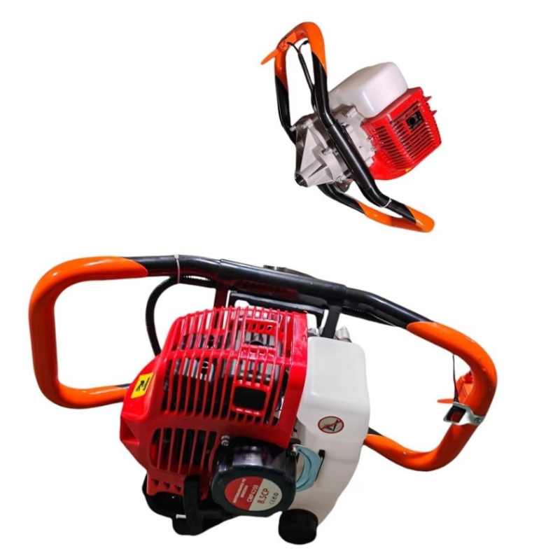 Motoburghiu pe benzina CMP4350N GT-4350M 8.5CP, 52cc, 9200rpm, motor 2 timpi, rezervor 1.2L, adancime 800mm, latime 100-300mm, manere rabatabile, fara burghiu