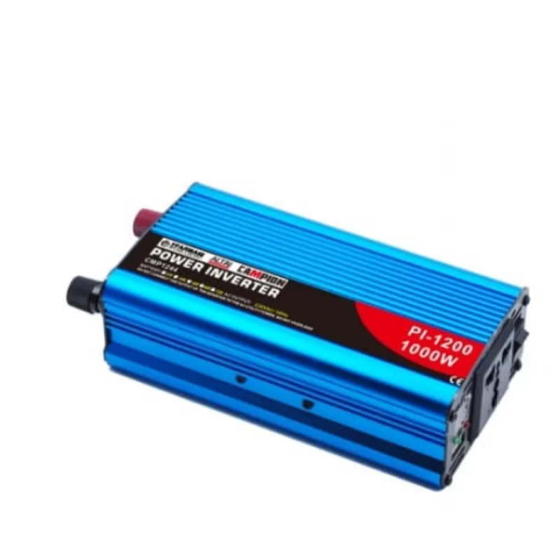 Invertor curent CAMPION cu 2 prize ,12V la 220V 1000W Pi1200