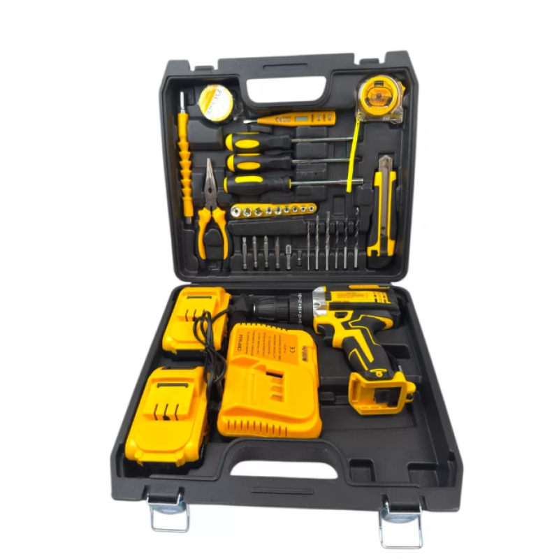 Masina de insurubat bormasina cu 2 acumulatori, 30 piese, 8AH, 48v, trusa cu valiza Protools CMP1664