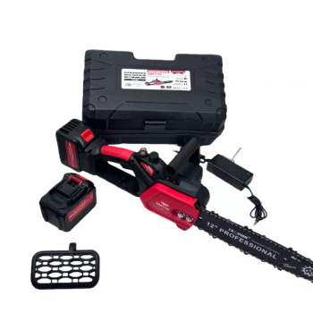 Mini Drujba electrica 8AH, 48V, 300mm, 2 acumulatori, brushless, ungere automata, 1800w, CAMPION CMP1756
