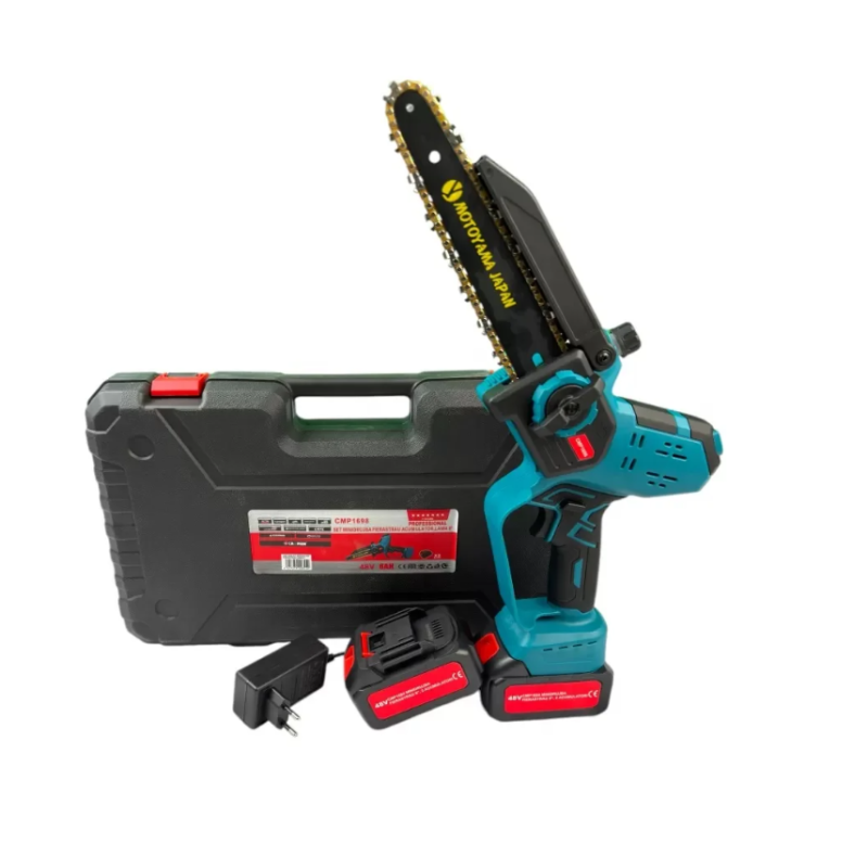 Mini drujba Motoyama Japan 1698 2 acumulatori 48V ,ungere automata, lama 8 inch