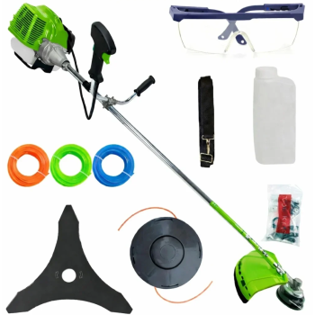  Motocoasa pe benzina in 2 timpi, 12.000rpm, 58cc, model 2026, easy-start, Fresco Power by ItalianTech  8.5CP CU 10 ACCESORII CMP1807