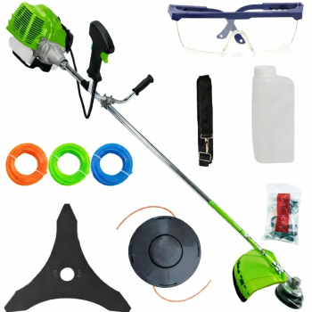  Motocoasa pe benzina in 2 timpi, 12.000rpm, 58cc, model 2026, easy-start, Fresco Power by ItalianTech  8.5CP CU 10 ACCESORII CMP1807