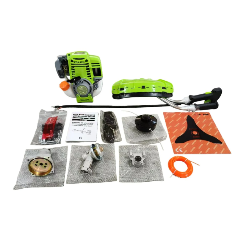 Motocoasa pe benzina Campion 4 timpi, 8.5CP, 58CC, 12000 rot/min, maner anti-vibratii, easy-start, CAMPION CMP1803