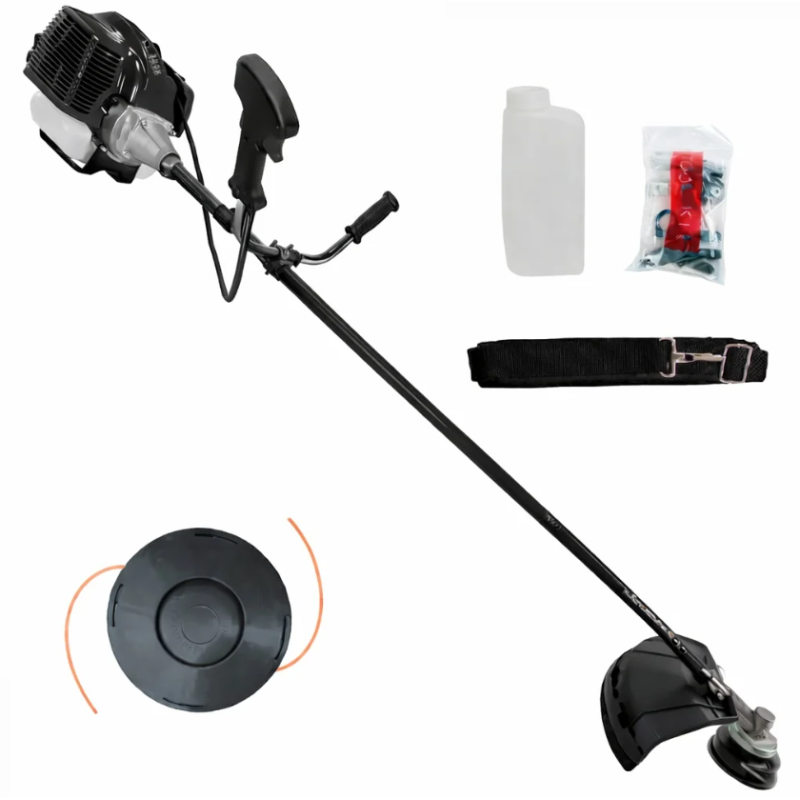 Motocositoare pe Benzina 2T CMP1794 UralMash Campion Model Negru, 52cc, 7.5CP, 12000RPM, Tija Rabatabila 28mm 9 Caneluri, Profesionala