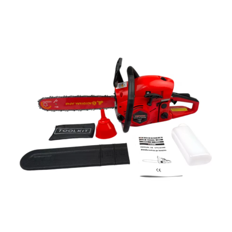 Motofierastrau pe benzina 9.8CP CMP9800, Lama 40 cm, Kit complet accesorii, Motor 2T, Protectie lama + Manual în limba română