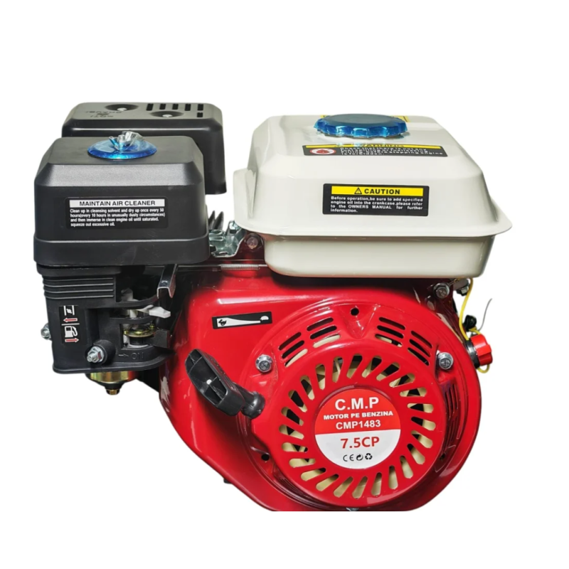 Motor benzina 7.5cp, 4 timpi, 196cmc, 3600rpm ax 3/4, 15kg, pentru generator, motocultor, motopompa etc Campion CMP1483 FULIE CADOU