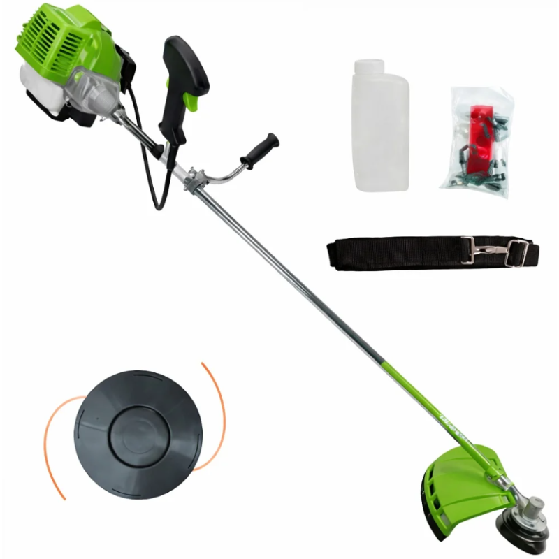 Motocoasa pe benzina in 2 timpi, 12.000rpm, 58cc, model 2026, easy-start, Fresco Power by ItalianTech  8.5CP CU 10 ACCESORII CMP1807