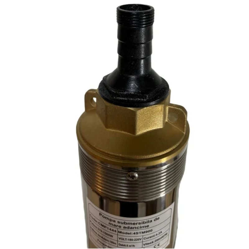 Pompa apa submersibila MARE ADANCIME, inaltime 160m, cablu 20m, 1500w, 100% cupru, 5000 l/h Campion 4STM900 CMP1444