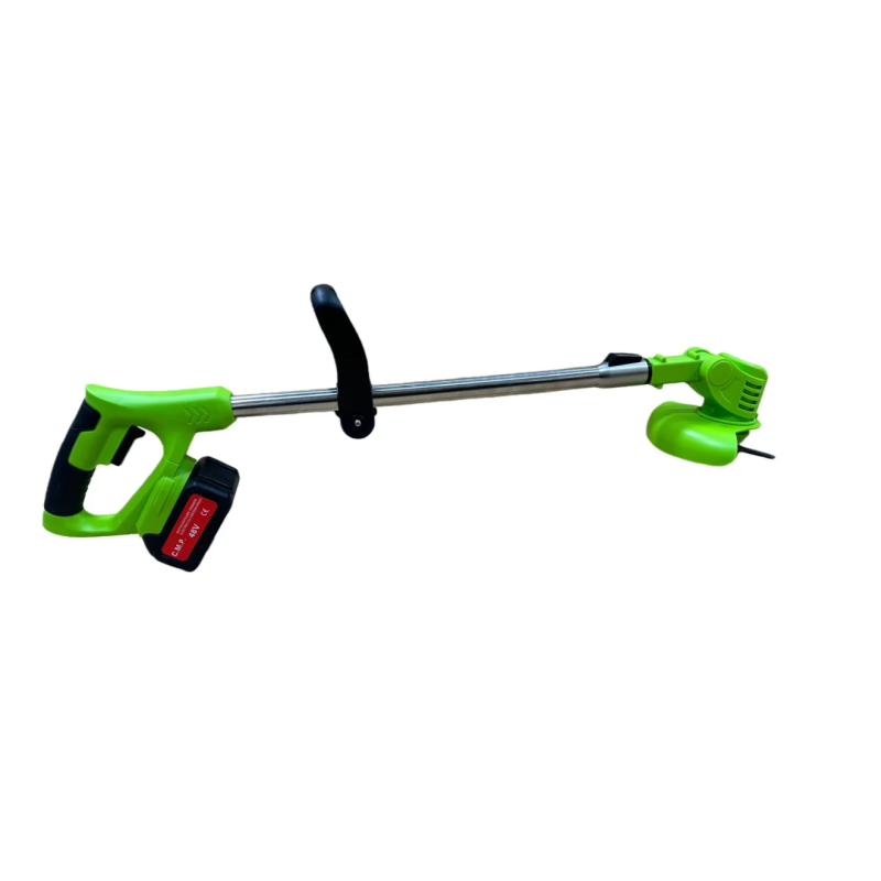 Motocoasa Electrica Motoyama, 1500W cu 2 Acumulatori 48V, Roti Detasabile si 3 Unghiuri de Taiere – Accesorii Incluse, Design Rezistent din ABS si Metal, Verde