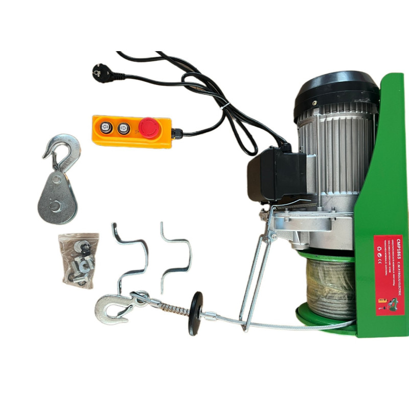 Troliu electric palan Campion Profesional, 230V, cu kit montare Greutate 1200kg
