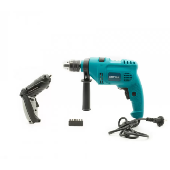 Trusa bormasina electrica + surubelnita electrica + accesorii, Campion