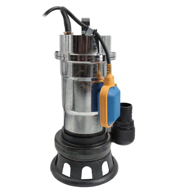 Pachet  Pompa pentru apa murdara DDT, cu plutitor si tocator , 3000 W , Adancime evacuare maxim 8 Metri, corp inox + Furtunul de pompier 2'' 20 m, 8 bari, cu cuple